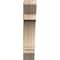 Ekena Millwork Imperial Slat Rough Sawn Bracket, Douglas Fir, 4"W x 16"D x 20"H BKT04X16X20IMP06RDF - alternate 4